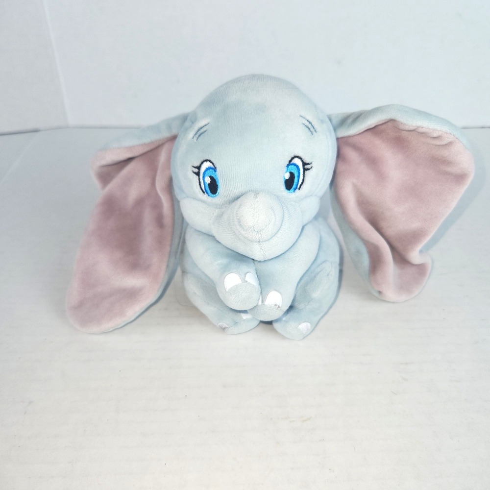 Disney Dumbo Ty Sparkle Plush Light Blue Elephant Stuffed Animal Toy